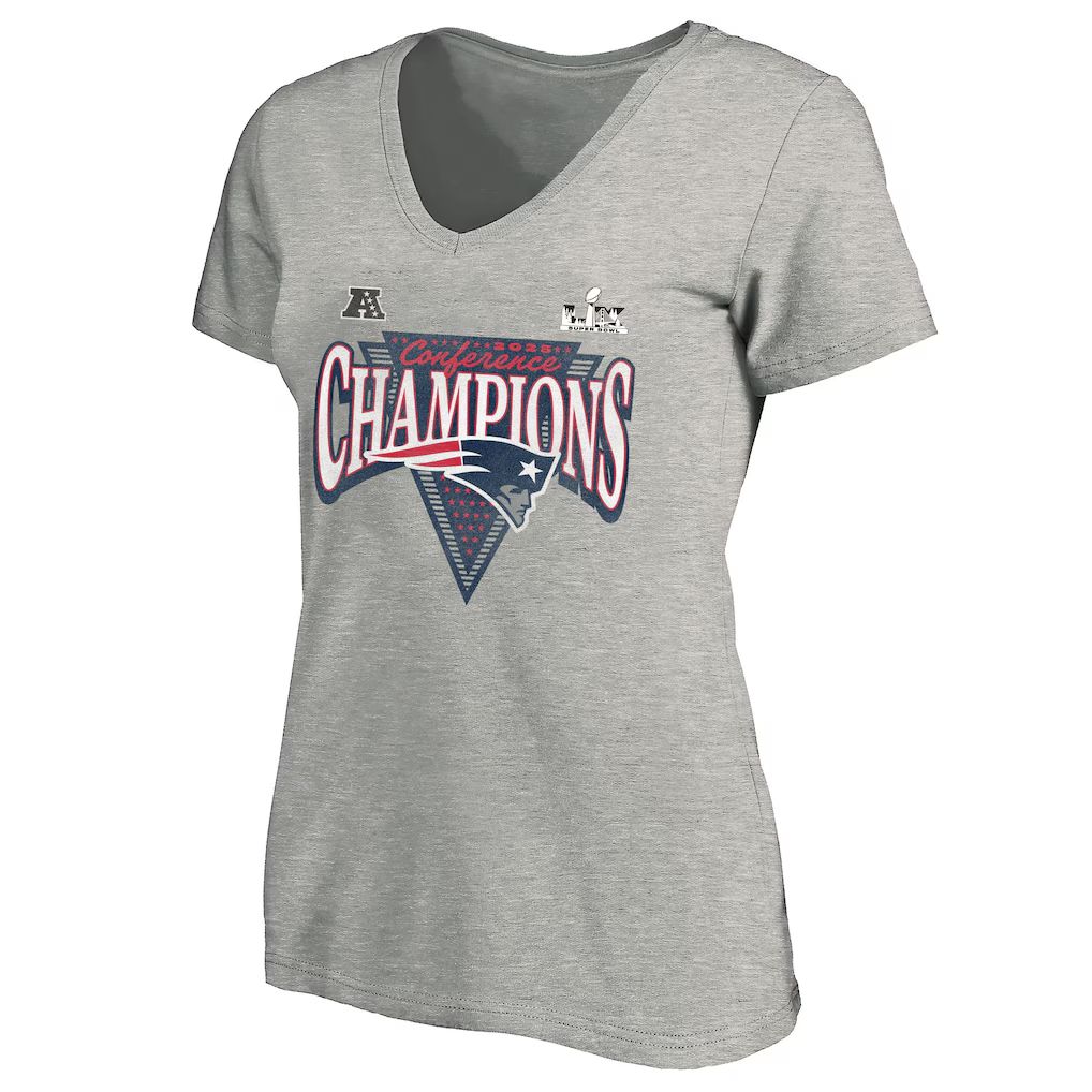 Men 2026 NFL New England Patriots T-shirt grey 014->nfl t-shirts->Sports Accessory